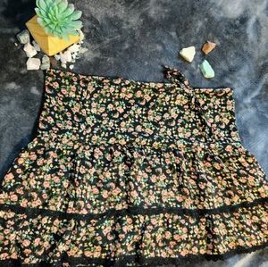 Floral Mini Skirt